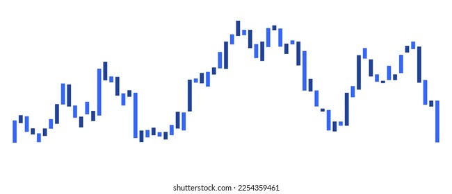 Economy candle stick pattern chart design. Crypto, stock and forex business investment trading analysis.