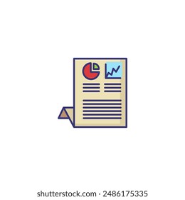 Economy graphics icons. Set of line icons on white background. Graphic, money, diagram, rates. Vector illustration can be used for topics like economy, money saving, presentations