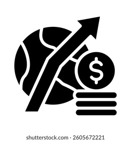 Economy Icon Element for Design