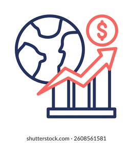 Economy Icon Element for Design