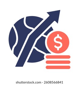 Economy Icon Element for Design
