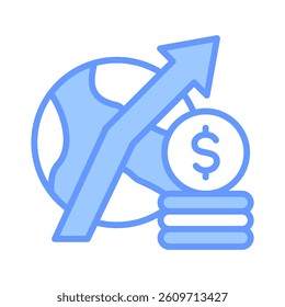 Economy Icon Element for Design