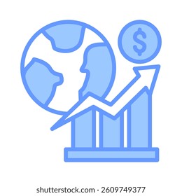 Economy Icon Element for Design