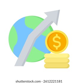 Economy Icon Element for Design