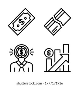 Economy icon set = money, credit card, business man, growth.
Perfect for website mobile app, presentation, illustration and any other projects.