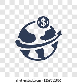 Economy icon. Trendy Economy logo concept on transparent background from Cryptocurrency economy and finance collection
