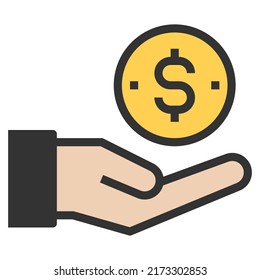 economy Icon vector illustration , business