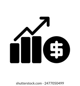 Economy Icon Vector Symbol Design Illustration