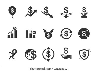 Economy icons - Illustration