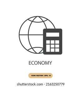 economy icons  symbol vector elements for infographic web