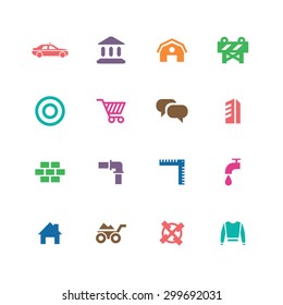 economy icons universal set for web and mobile