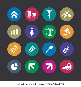 economy icons universal set for web and mobile