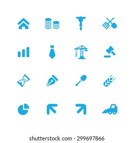 economy icons universal set for web and mobile