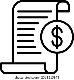Economy line icon vector design template and ilustration 