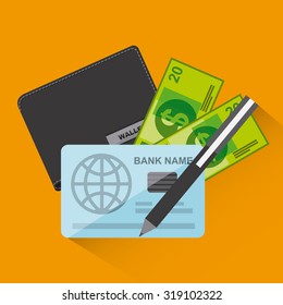 economy and savings concept design, vector illustration eps10 graphic 