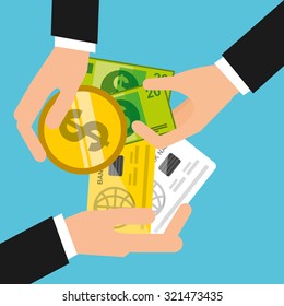 economy and savings design, vector illustration eps10 graphic 