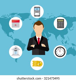 economy and savings design, vector illustration eps10 graphic 