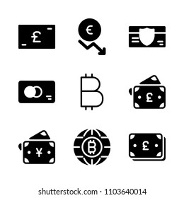 Economy vector icon set. commerce, metal, japan and technology icons vector illustration.