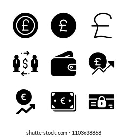 Economy vector icon set. dollar, graphic, symbol and management icons vector illustration.