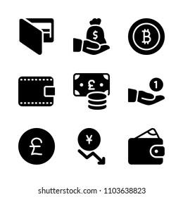Economy vector icon set. improvement, payment, professional and asian icons vector illustration.