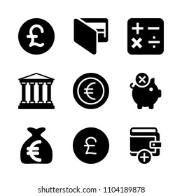 Economy vector icon set. loan, change, success and icon icons vector illustration.