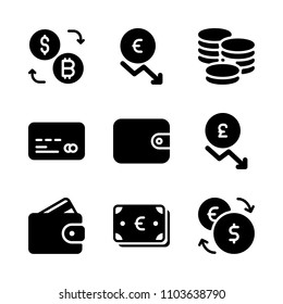 Economy vector icon set. report, city, technology and 3d icons vector illustration.