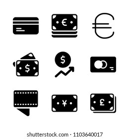 Economy vector icon set. web, object, coin and person icons vector illustration.