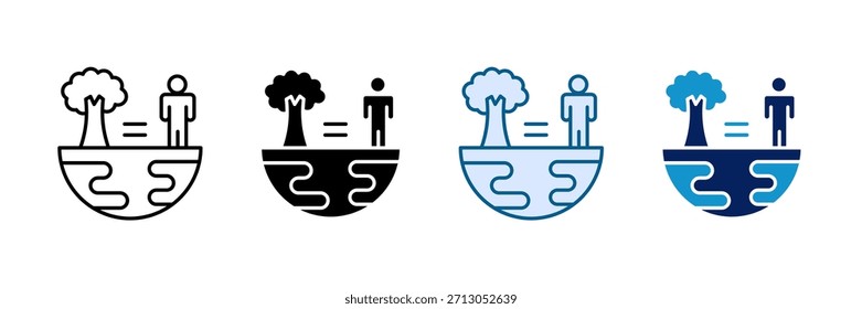 Ecosystem Balance Icon Set Multiple Style Collection