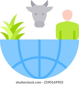 Ecosystem Icon Element For Design