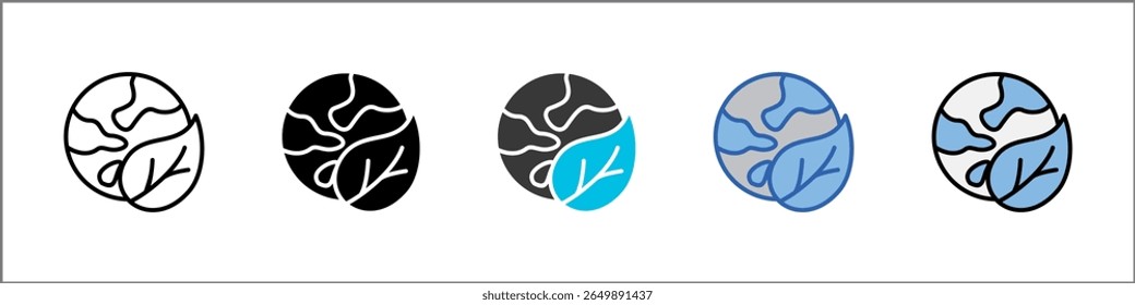 Ecosystem Icon Pack Multistyle Illustration