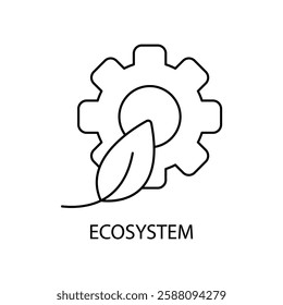 ecosystem icons  symbol vector elements for infographic web