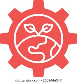 Ícone do vetor do ecossistema. Pode ser usado para impressão, aplicativos móveis e da Web.