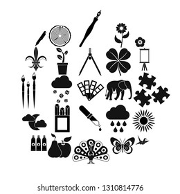 Ecoterrorist icons set. Simple set of 25 ecoterrorist vector icons for web isolated on white background