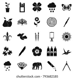 Ecoterrorist icons set. Simple set of 25 ecoterrorist vector icons for web isolated on white background