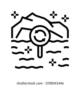 ecotope system line icon vector. ecotope system sign. isolated contour symbol black illustration