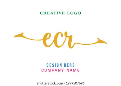 ECR lettering logo is simple, easy to understand and authoritative