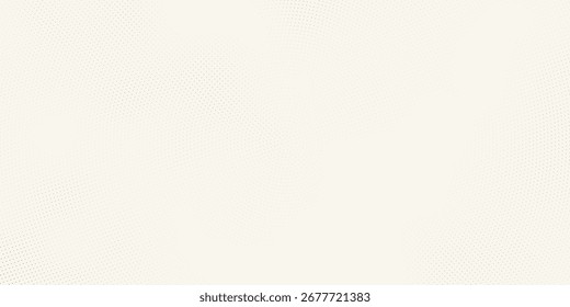 Gradiente de Ecru com textura de casca de ovo. Fundo bege claro pastel, design vetorial pontilhado moderno, textura de papel.