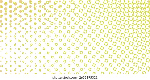 Ecru gradient with texture of square sprinkles. white background, modern square sprinkles vector design, paper texture.