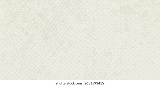 textura de papel de grão Ecru. Fundo texturizado vintage com pontos, manchas, manchas, manchas e partículas. Papel de parede de repetição de artesanato. Natural creme grunge superfície moderna ponto