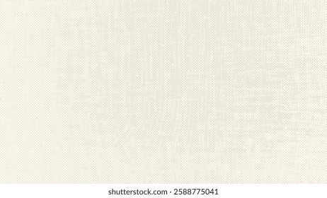 Ecru grain textile texture. Vintage ecru background with dots, speckles, specks, flecks, particles. Light rustic craft repeating paper. Natural grunge surface texture. Vector backdrop