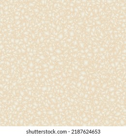 Ecru sherpa seamless pattern with fur texture. Sheepskin vector background. Cozy warm plaid. Fleece, velvet or flannel blanket. Faux animal wool swatch. Digital illustration