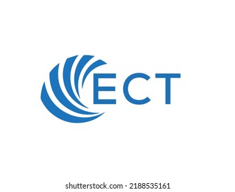 Ect Letter Logo Design On White Stock Vector (Royalty Free) 2188535161 ...