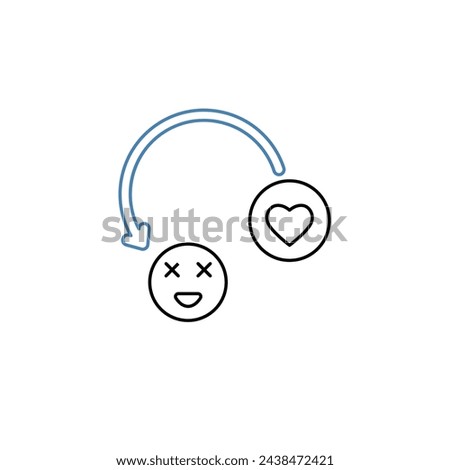 ectasy concept line icon. Simple element illustration. ectasy concept outline symbol design.
