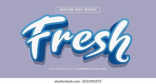 ector design text effect, fresh text style