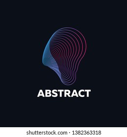 ector illustration of minimalism, inspired disco 80s music, 3d background, neon, lamp, illusion, abstract cover, banner, poster, icon. Vector illustration