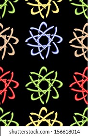 ector seamless colorful  pattern with geometric forms,Texture for web and print, fall fashion textile, background