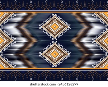 ector seamless decorative ethnic pattern. American indian motifs. 
Design for background,carpet,wallpaper,clothing,wrapping,Batik,fabric,
Vector illustration.embroidery style.