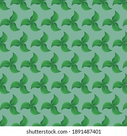 ector seamless pattern in green color. Ecological products