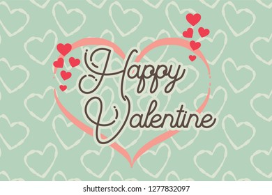 ector Valentine's day cards templates. Hand drawn February 14 gift tags, labels or posters collection. Vintage love lettering background. - Vector