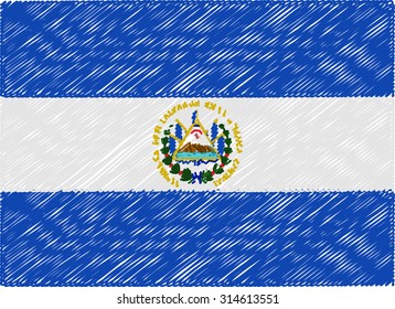 ecuador flag embroidered zigzag